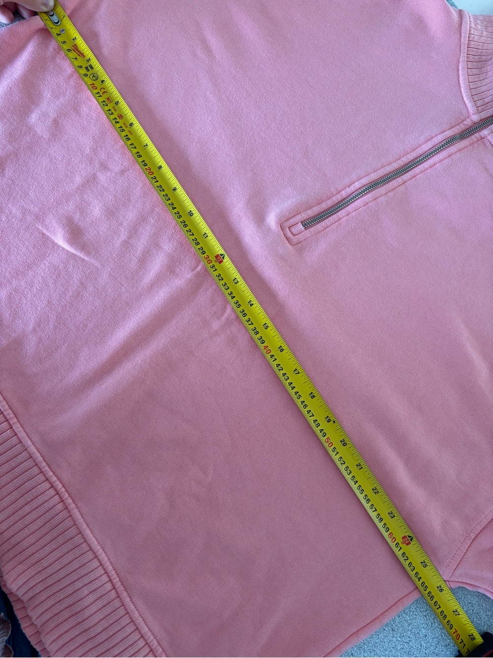 Aerie Pink Oversized Quarter Zip Sweatshirt XL Cozy Lounge Pullover Soft Girl - Picture 6 of 12